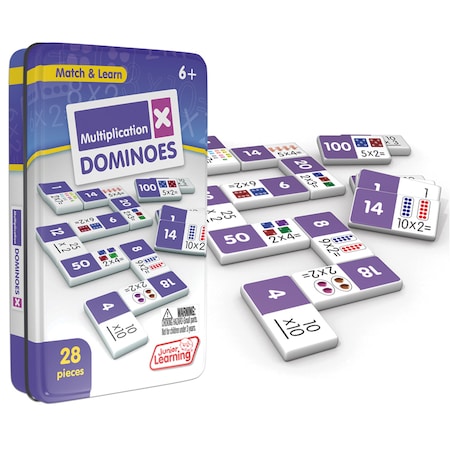Junior Learning Multiplication Dominoes, PK2 JL483